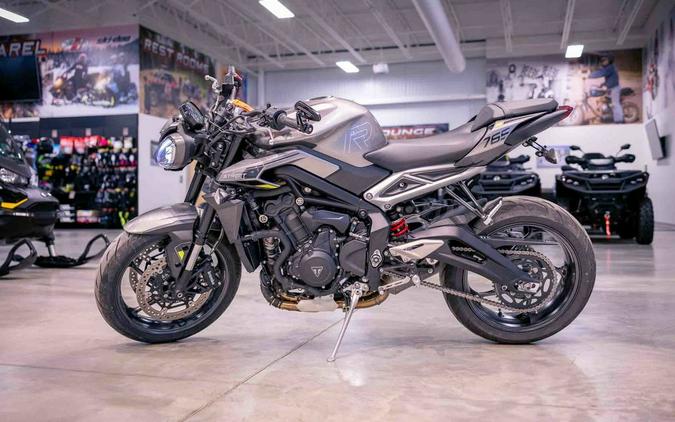 2024 Triumph Street Triple 765 R Silver Ice