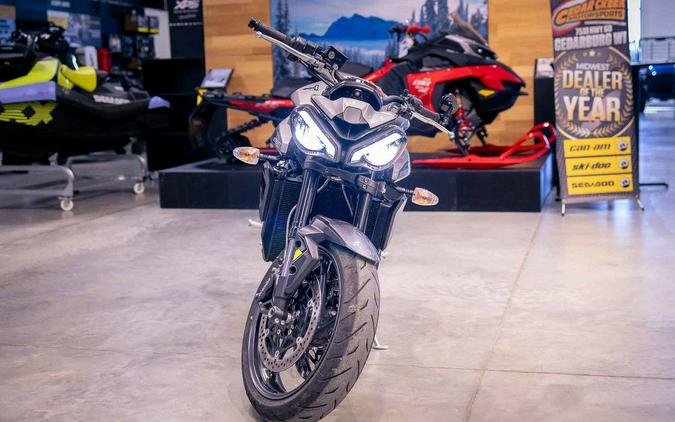 2024 Triumph Street Triple 765 R Silver Ice