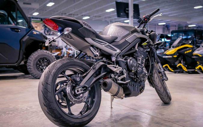 2024 Triumph Street Triple 765 R Silver Ice