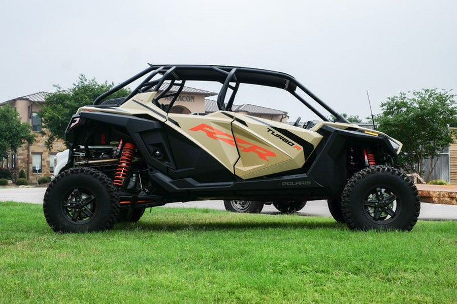 New 2024 POLARIS RZR TURBO R 4 ULTIMATE MILITARY TAN