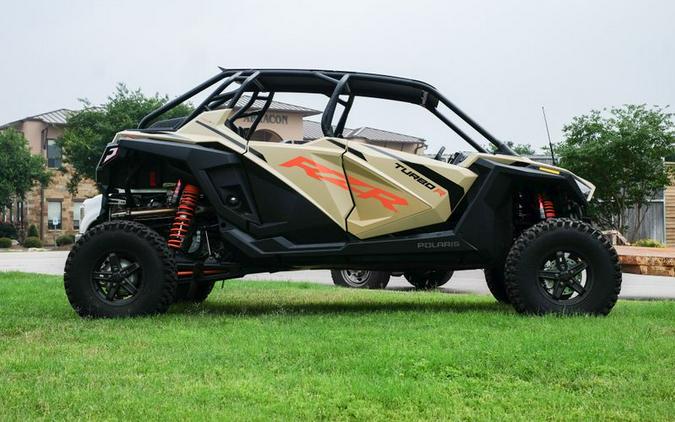 New 2024 POLARIS RZR TURBO R 4 ULTIMATE MILITARY TAN