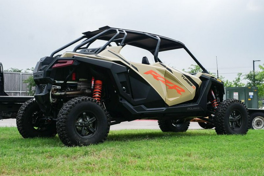 New 2024 POLARIS RZR TURBO R 4 ULTIMATE MILITARY TAN