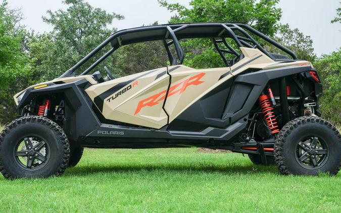 New 2024 POLARIS RZR TURBO R 4 ULTIMATE MILITARY TAN