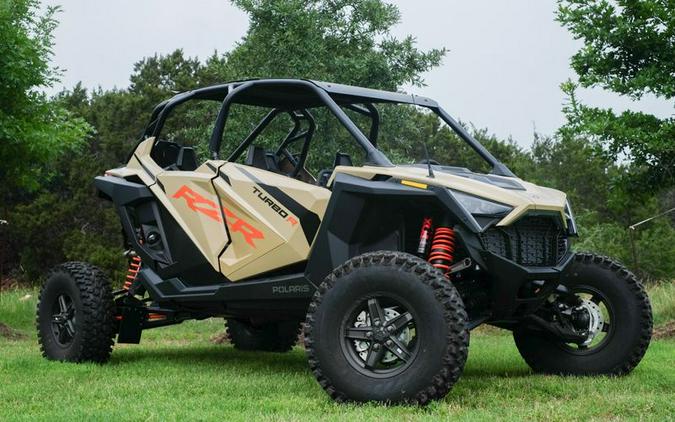 New 2024 POLARIS RZR TURBO R 4 ULTIMATE MILITARY TAN