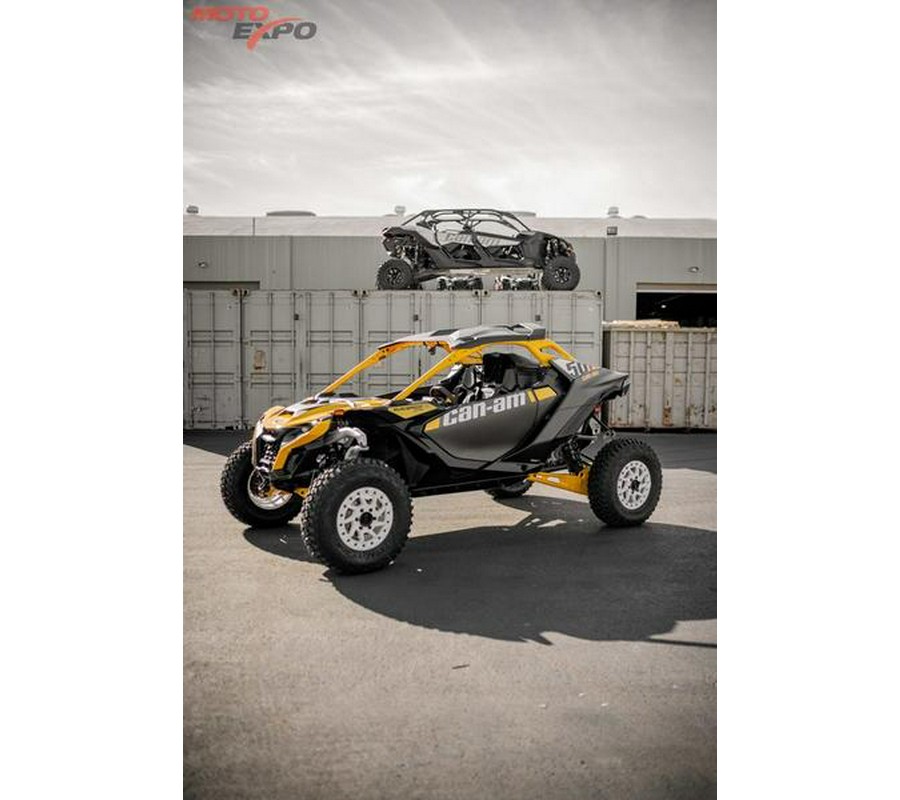 2024 Can-Am® Maverick R X RS with Smart-Shox Carbon Black & Neo Yellow