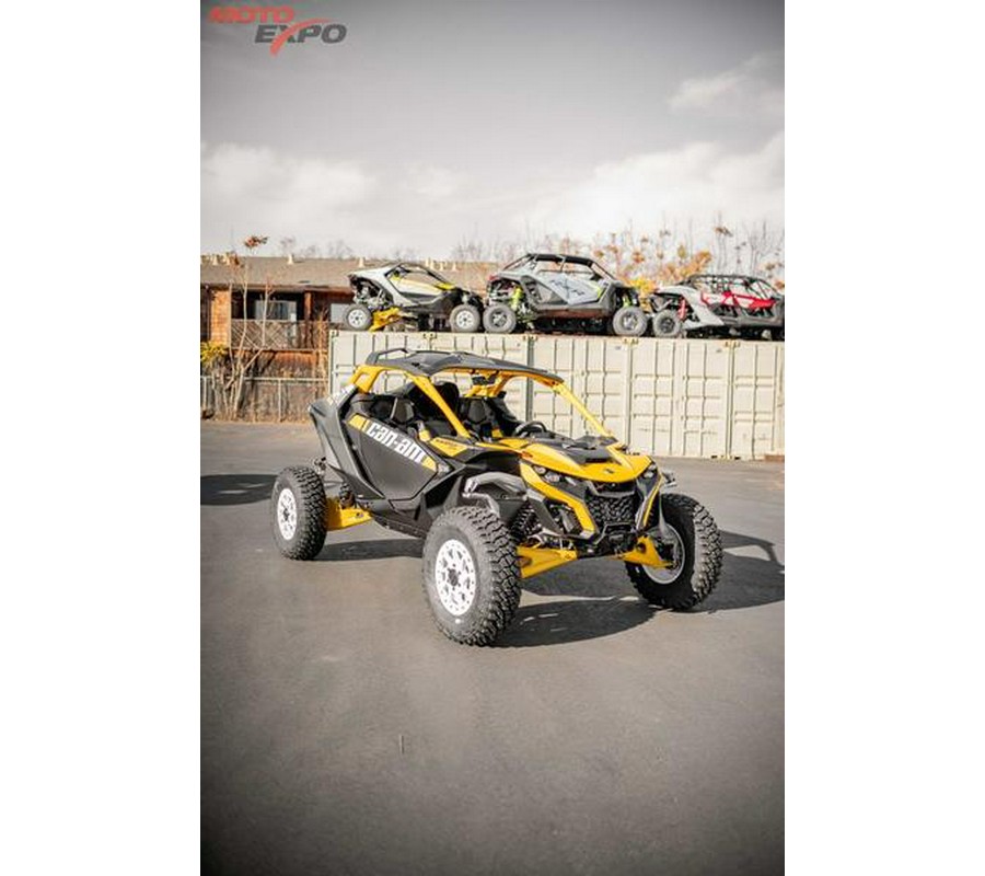 2024 Can-Am® Maverick R X RS with Smart-Shox Carbon Black & Neo Yellow