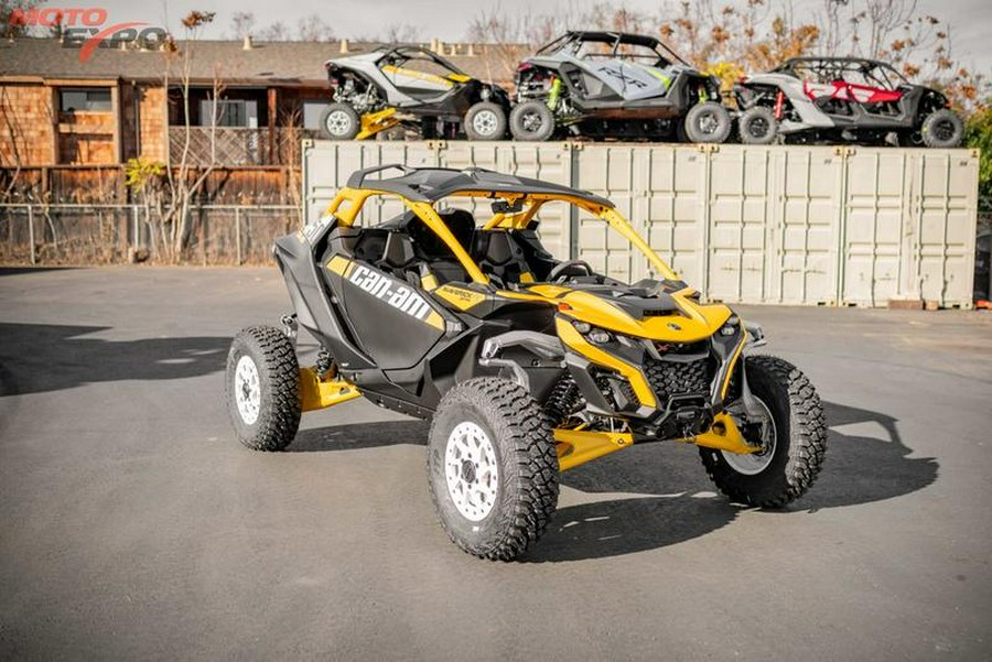 2024 Can-Am® Maverick R X RS with Smart-Shox Carbon Black & Neo Yellow