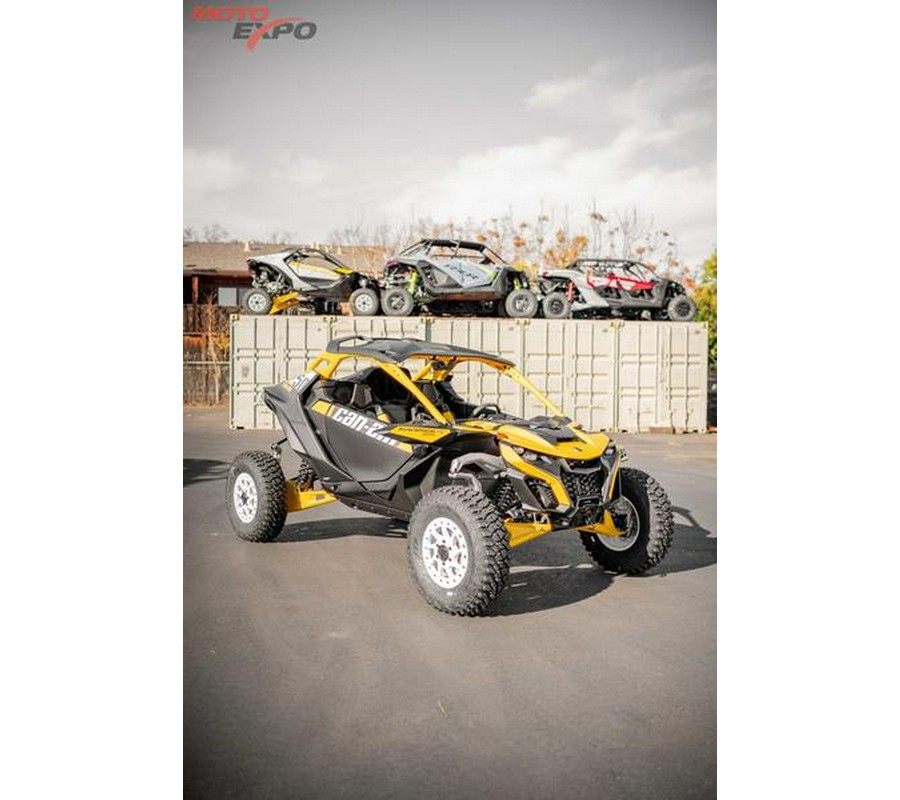 2024 Can-Am® Maverick R X RS with Smart-Shox Carbon Black & Neo Yellow