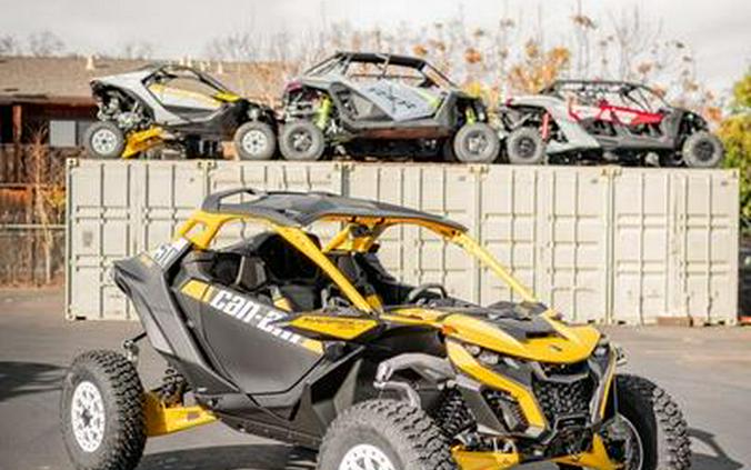 2024 Can-Am® Maverick R X RS with Smart-Shox Carbon Black & Neo Yellow