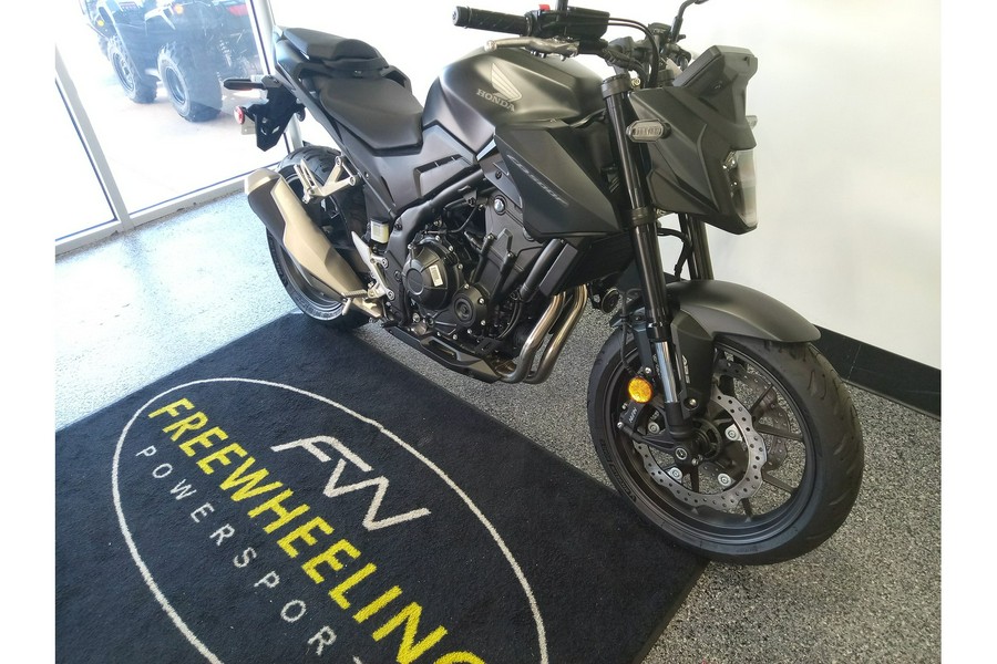 2024 Honda CB500F ABS - Matte Black Metallic