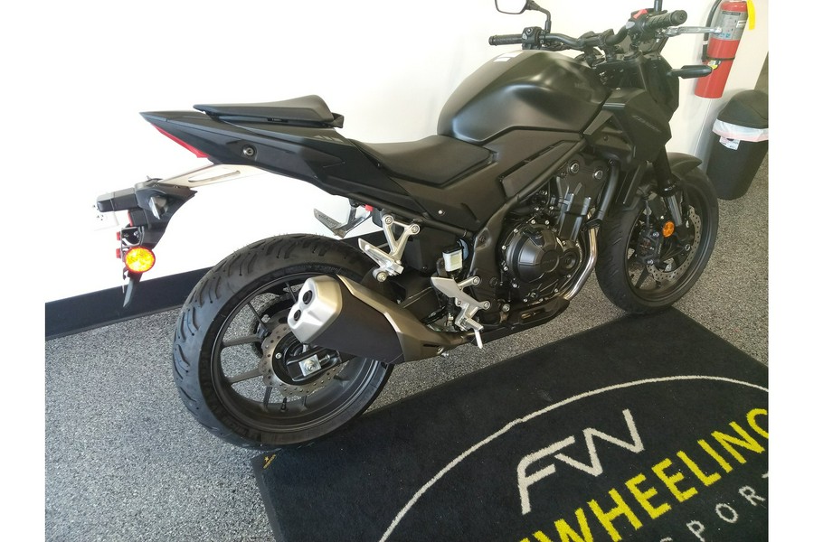 2024 Honda CB500F ABS - Matte Black Metallic