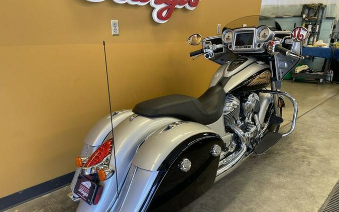 2017 Indian Chieftain Star Silver Over Thunder Black
