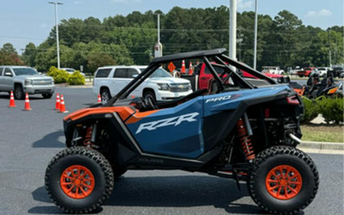 2025 Polaris RZR Pro S Ultimate Orange Burst Zenith Blue