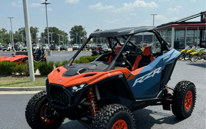 2025 Polaris RZR Pro S Ultimate Orange Burst Zenith Blue