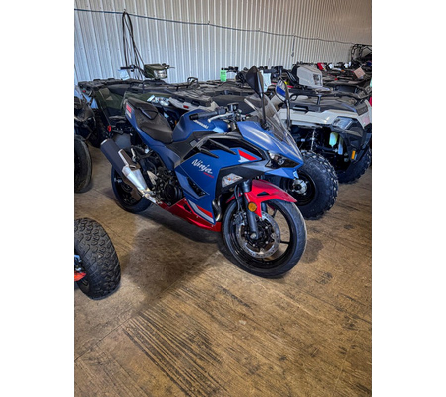 2026 Kawasaki Ninja 500 ABS Metallic Matte Twilight Blue