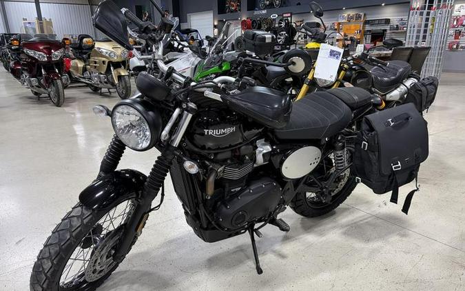 2022 Triumph Street Scrambler Jet Black