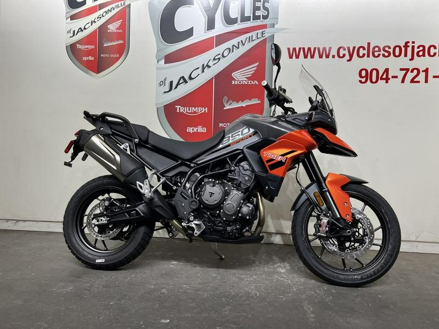 2023 Triumph Tiger 850 Sport Graphite/Baja Orange
