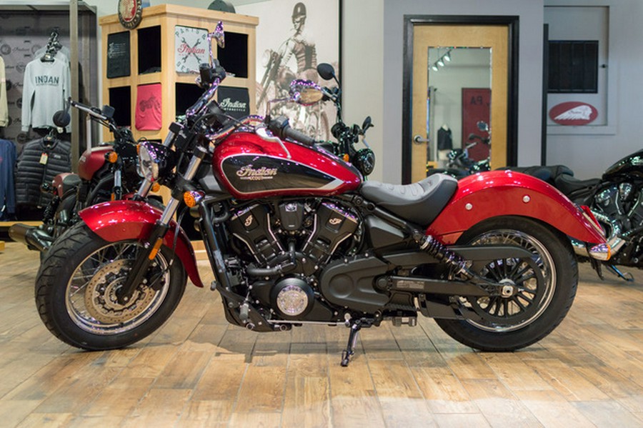 2025 Indian Scout Classic Limited +Tech Sunset Red Metallic