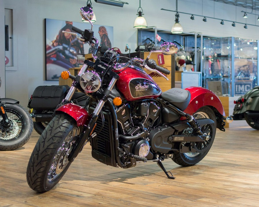 2025 Indian Scout Classic Limited +Tech Sunset Red Metallic