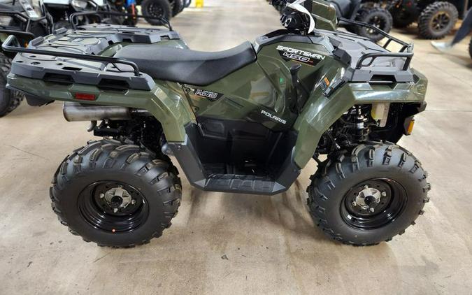 New 2024 POLARIS SPORTSMAN 450 HO SAGE GREEN