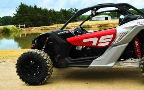 2024 Can-Am® Maverick X3 DS Turbo Fiery Red & Hyper Silver