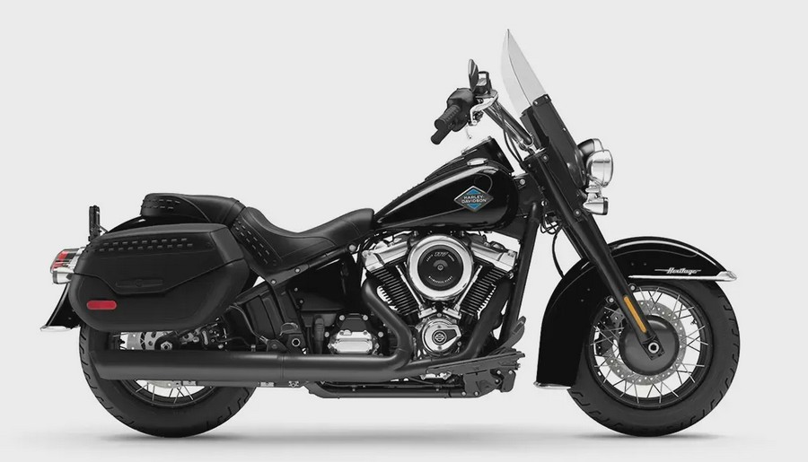 2026 Harley-Davidson® Heritage Classic Vivid Black - Black w/Laced Wheels