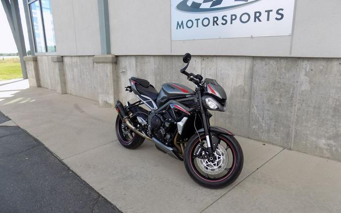 2022 Triumph Street Triple R Low Matte Silver Ice