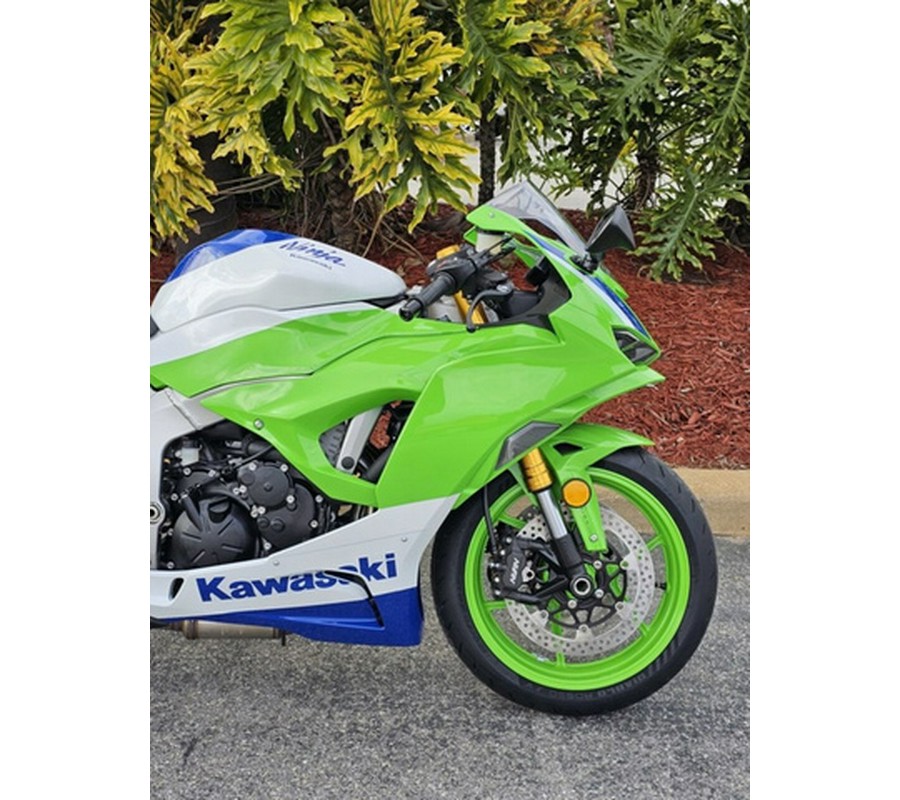 2024 Kawasaki Ninja ZX-6R 40th Anniversary Edition ABS