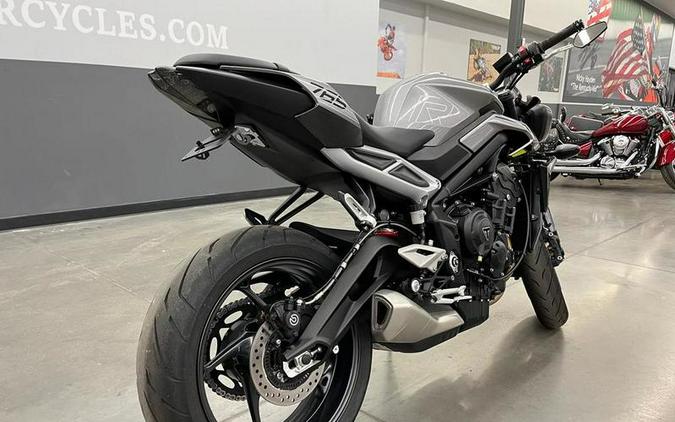 2024 Triumph Street Triple 765 R Silver Ice