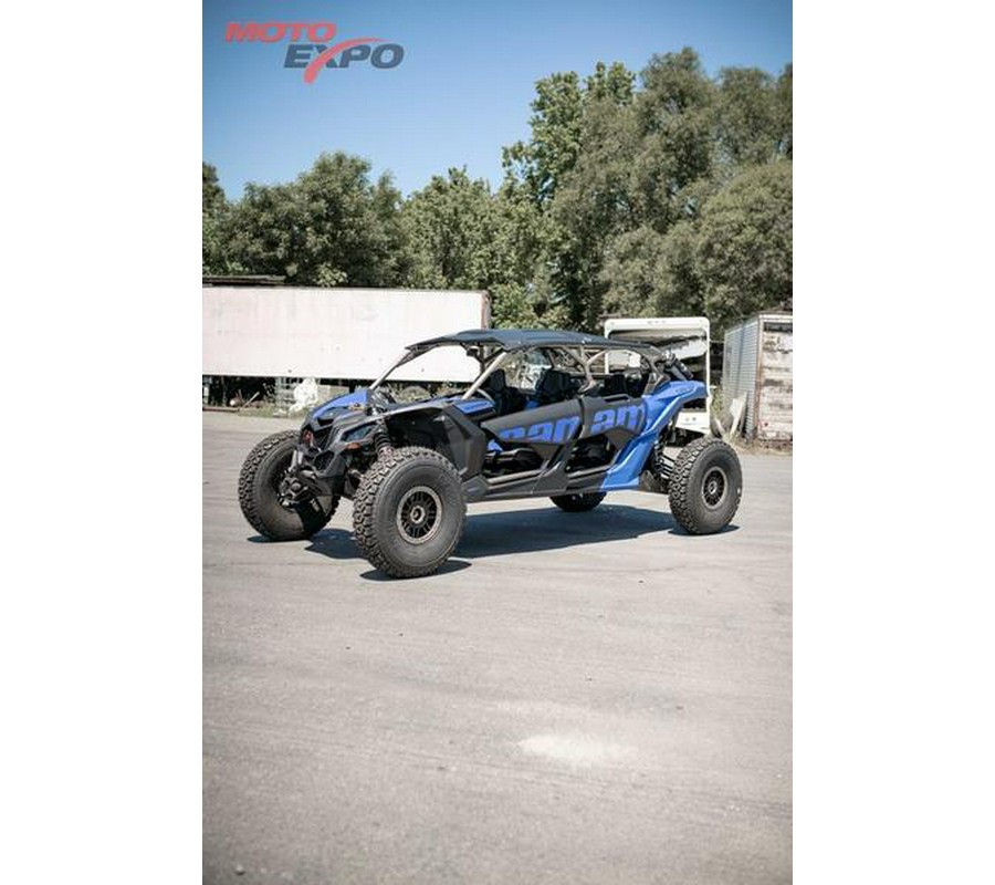 2024 Can-Am® Maverick X3 MAX X rs Turbo RR with Smart-Shox Dazzling Blue & Carbon Black