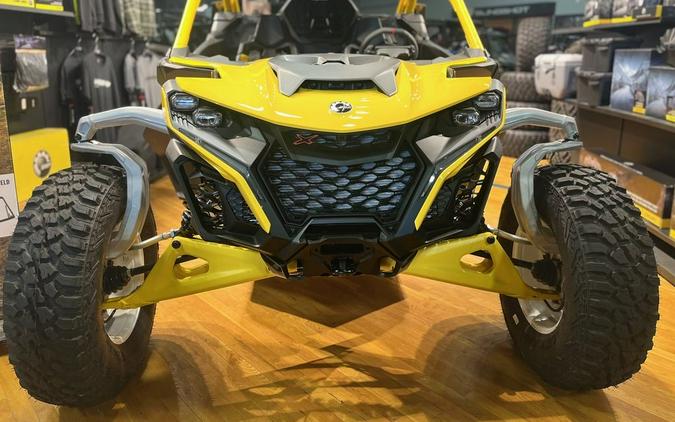 2024 Can-Am® Maverick R X RS with Smart-Shox Carbon Black & Neo Yellow