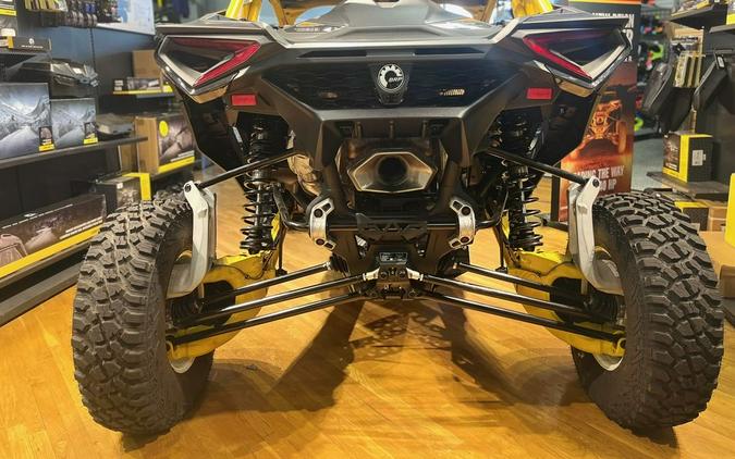 2024 Can-Am® Maverick R X RS with Smart-Shox Carbon Black & Neo Yellow