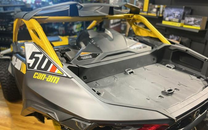 2024 Can-Am® Maverick R X RS with Smart-Shox Carbon Black & Neo Yellow