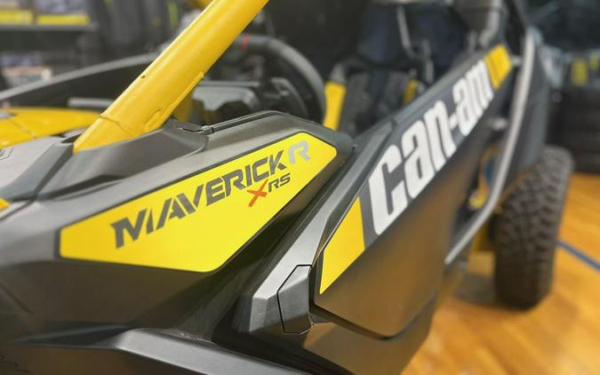 2024 Can-Am® Maverick R X RS with Smart-Shox Carbon Black & Neo Yellow