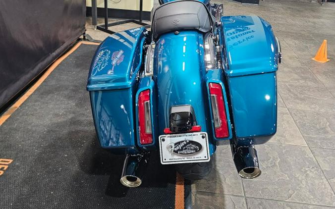 2026 Harley-Davidson® Road Glide® Teal Thunder / Vivid Black - Black