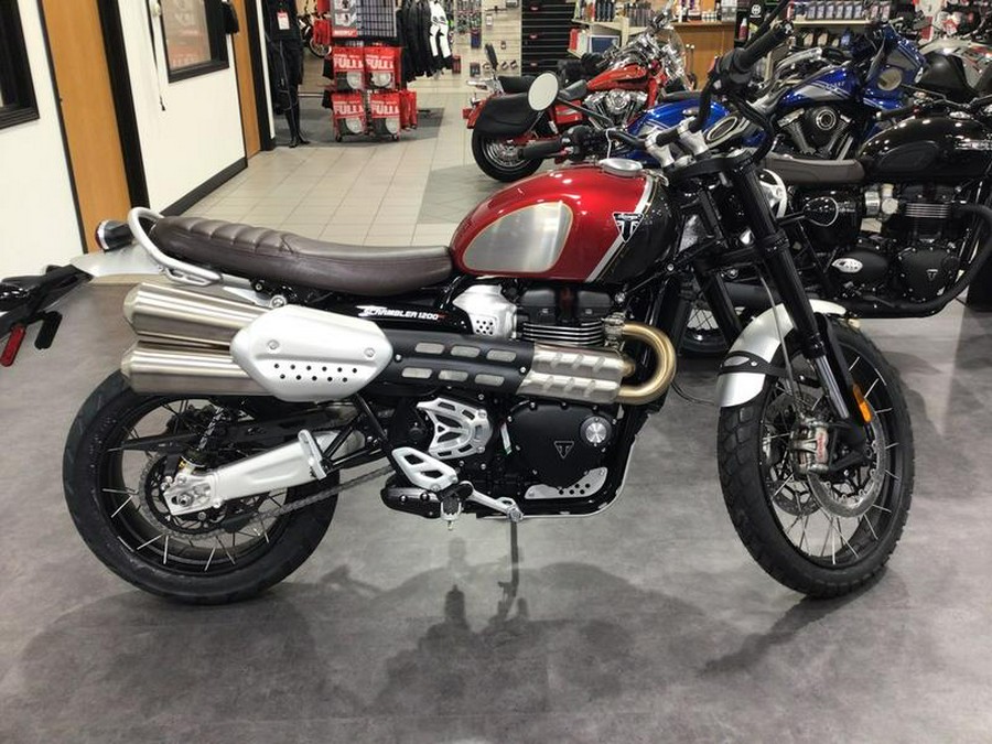 2022 Triumph Scrambler 1200 XC Gold Line Carnival Red/Storm Grey