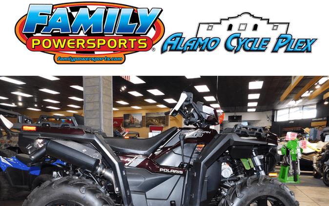 New 2024 POLARIS SPORTSMAN 850 PREMIUM CRIMSON METALLIC