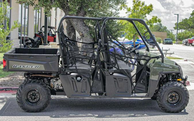 New 2024 POLARIS RANGER CREW 570 FULLSIZE SAGE GREEN