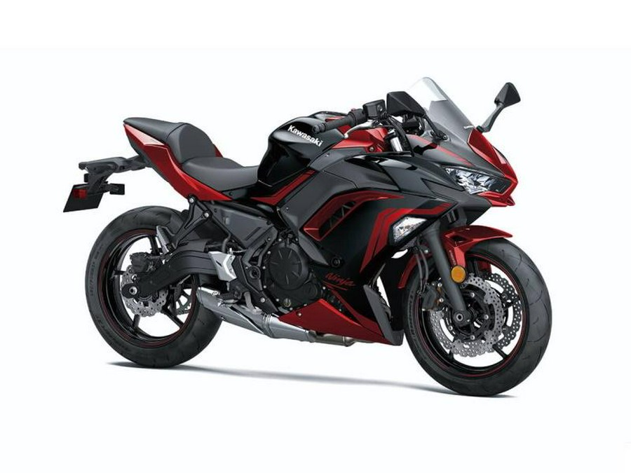 2021 Kawasaki Ninja® 650 ABS Metallic Spark Black/Metallic Imperial Red