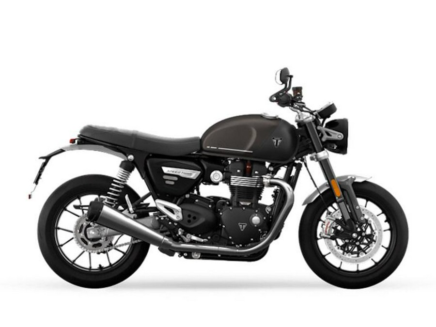 2024 Triumph Speed Twin 1200 Matte Ironstone/Matte Storm Grey