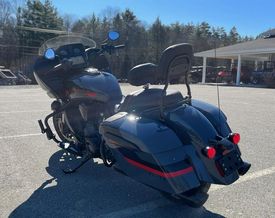 2022 Indian Motorcycle® Challenger® Elite Stealth Gray w/ Black Metallic & Indy Red Accents