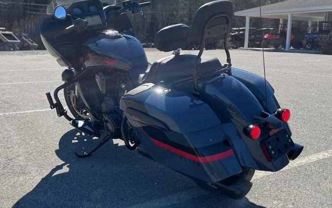 2022 Indian Motorcycle® Challenger® Elite Stealth Gray w/ Black Metallic & Indy Red Accents