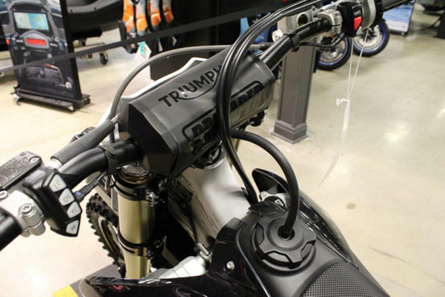 2026 Triumph TF 450-X Jet Black/Pure White 450-X