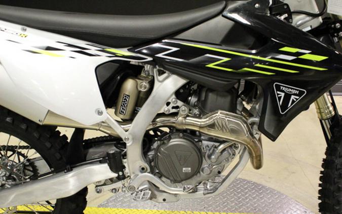 2026 Triumph TF 450-X Jet Black/Pure White 450-X