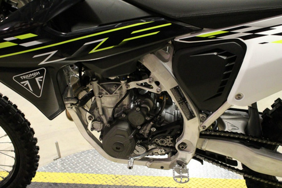 2026 Triumph TF 450-X Jet Black/Pure White 450-X