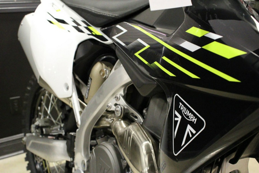 2026 Triumph TF 450-X Jet Black/Pure White 450-X