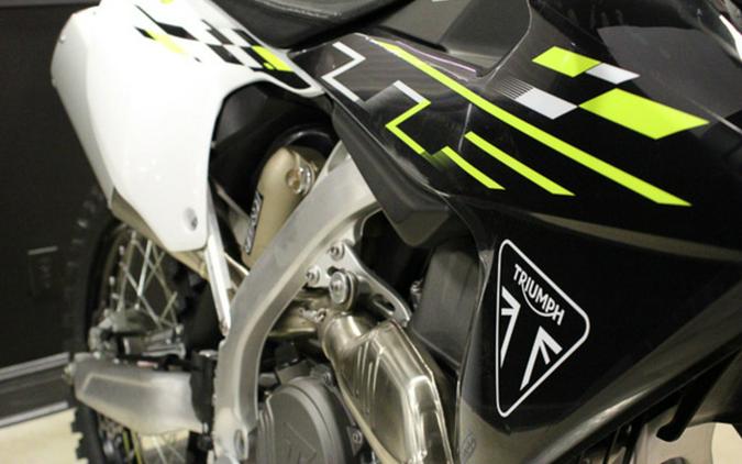 2026 Triumph TF 450-X Jet Black/Pure White 450-X