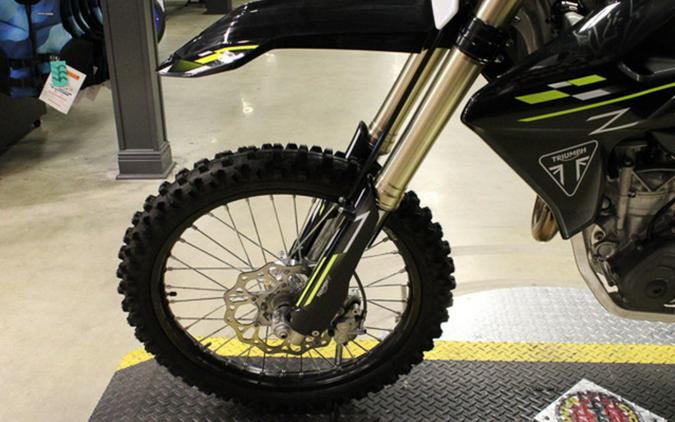 2026 Triumph TF 450-X Jet Black/Pure White 450-X