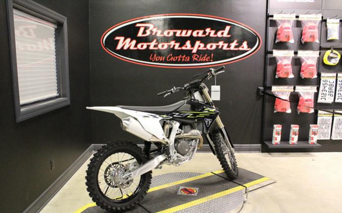 2026 Triumph TF 450-X Jet Black/Pure White 450-X