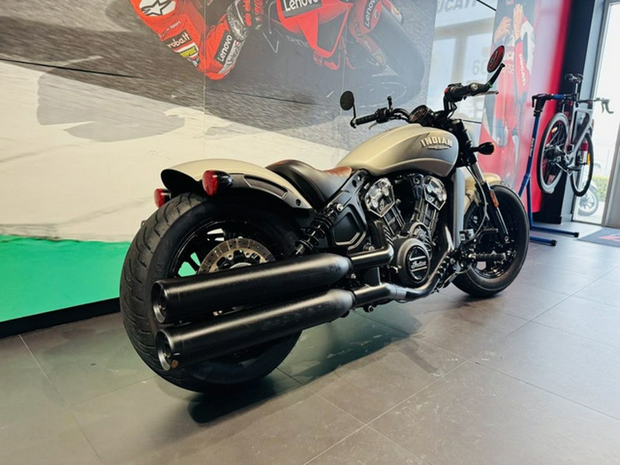 2023 Indian Scout Bobber ABS Silver Quartz Smoke